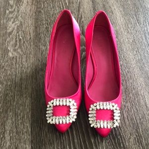 NA-KD Hot Pink Heels